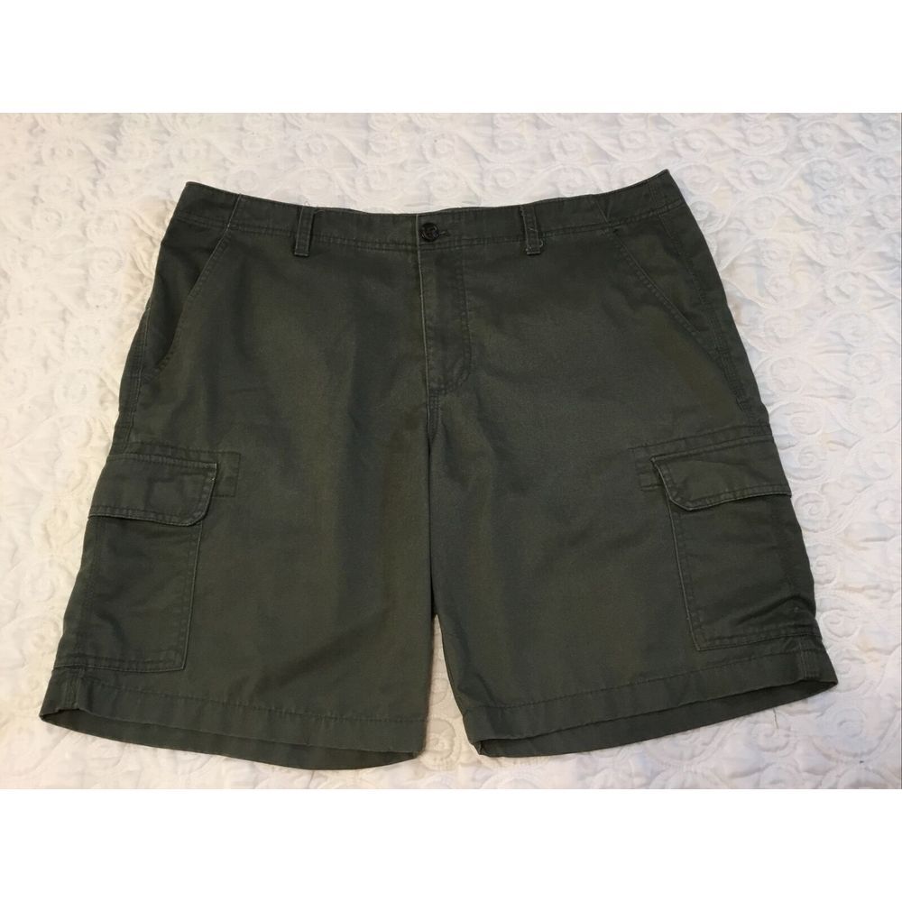 Weatherproof Mens Cargo Shorts Green Size 38‎ golf hiking casual